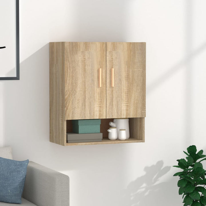 vægskab 60x31x70 cm konstrueret træ sonoma-eg