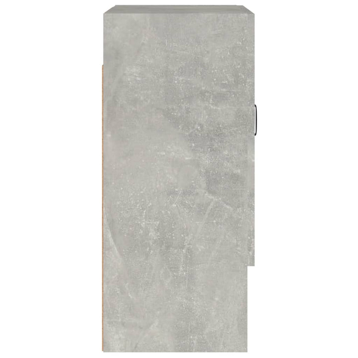 vægskab 60x31x70 cm konstrueret træ betongrå