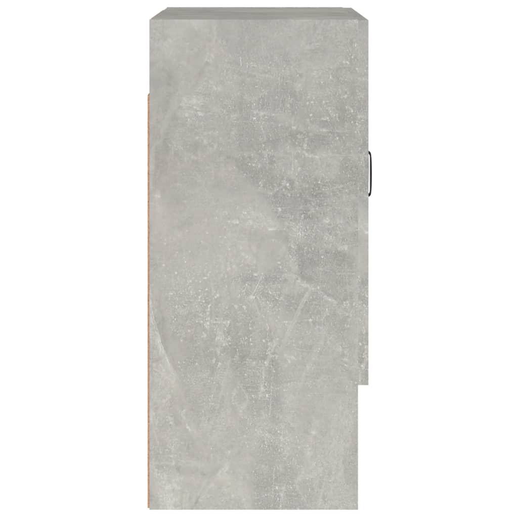 vægskab 60x31x70 cm konstrueret træ betongrå