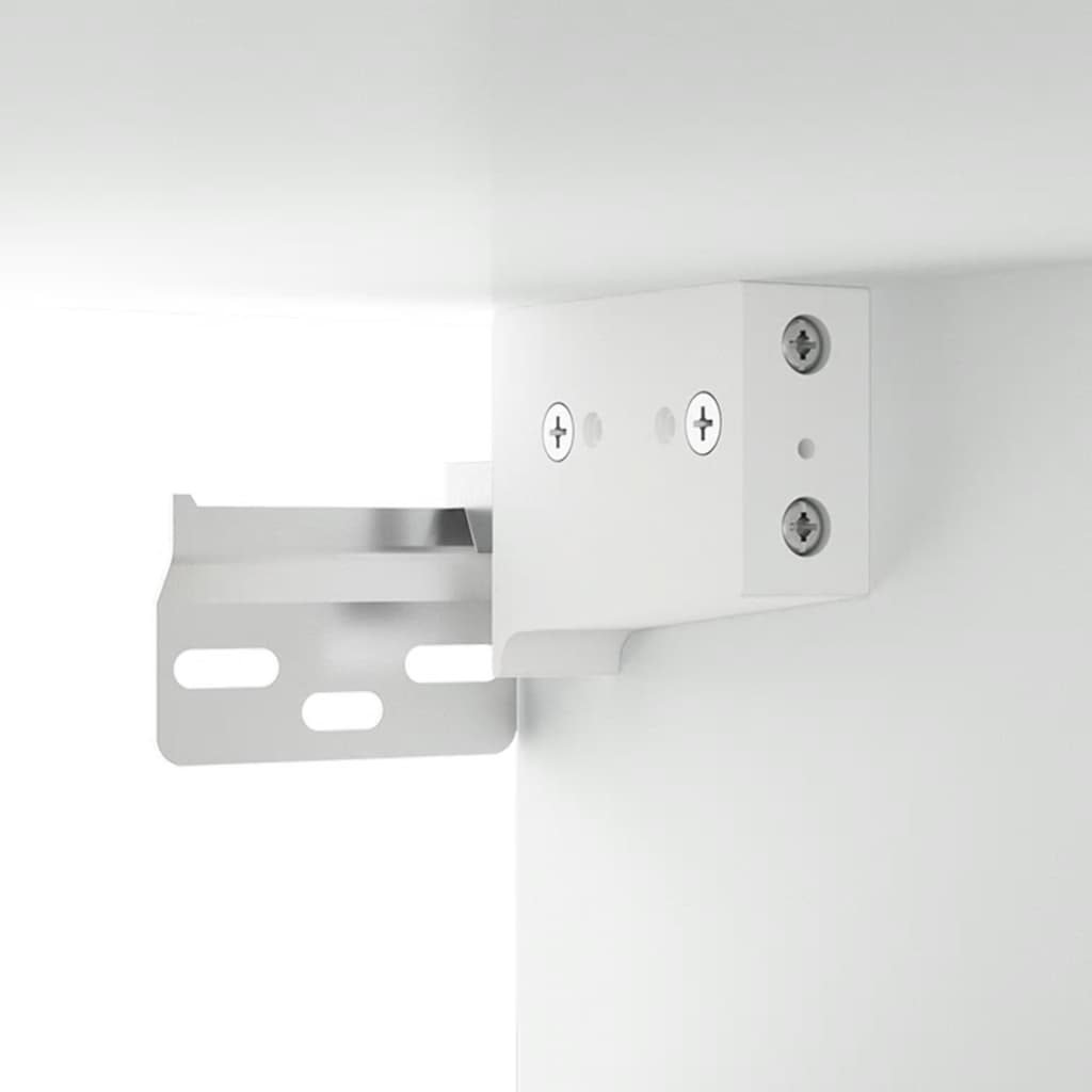 vægskab 60x31x60 cm konstrueret træ hvid