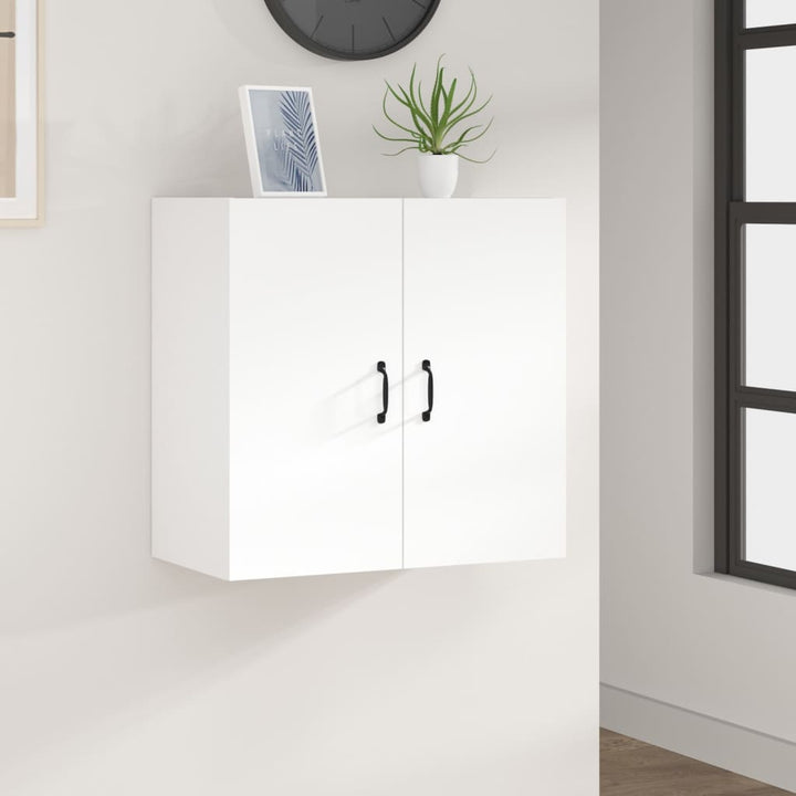 vægskab 60x31x60 cm konstrueret træ hvid
