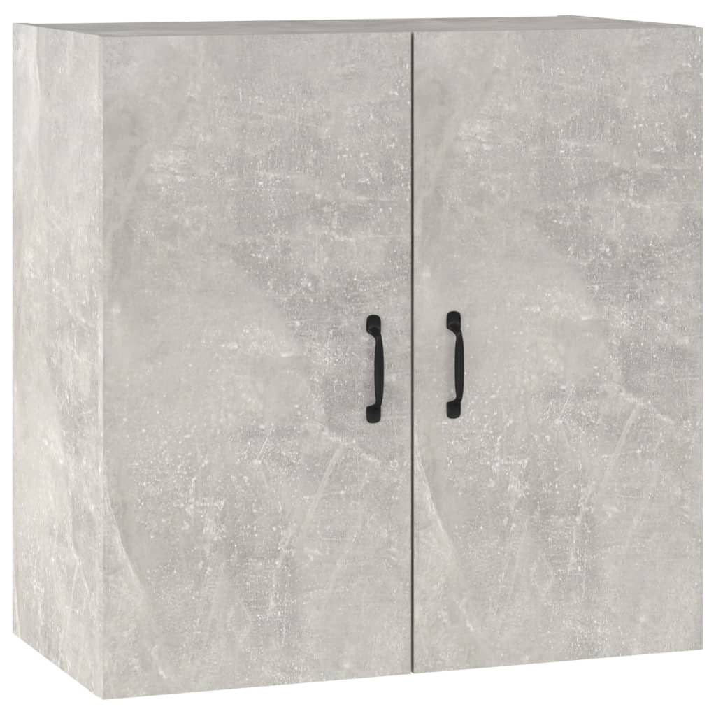 vægskab 60x31x60 cm konstrueret træ betongrå