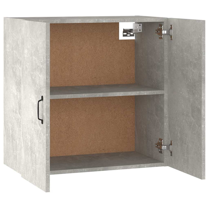 vægskab 60x31x60 cm konstrueret træ betongrå