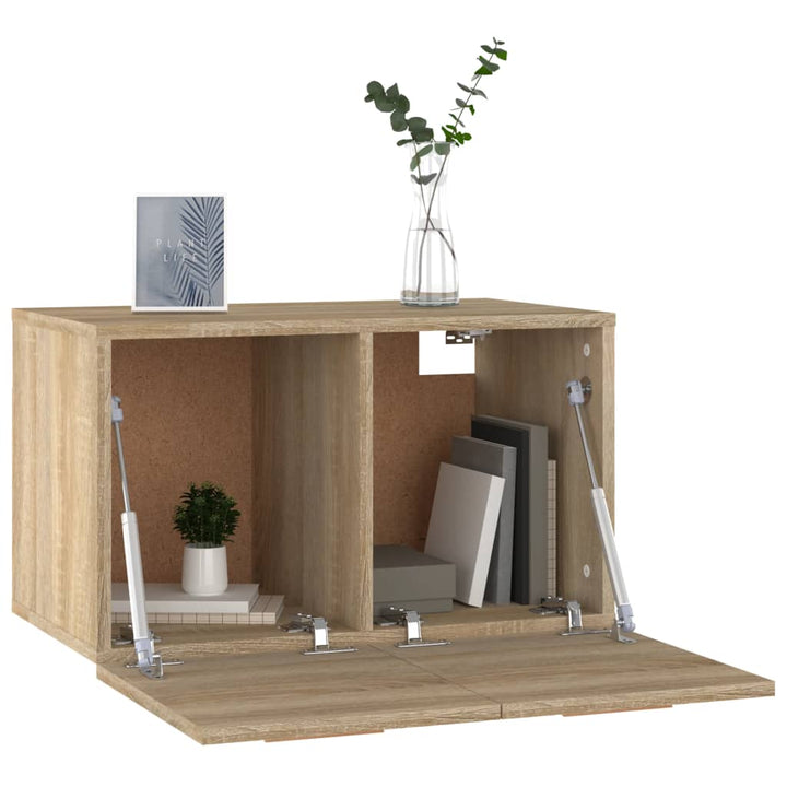 vægskab 60x36,5x35 cm konstrueret træ sonoma-eg