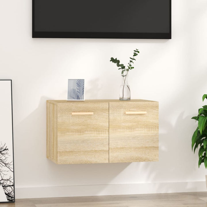 vægskab 60x36,5x35 cm konstrueret træ sonoma-eg