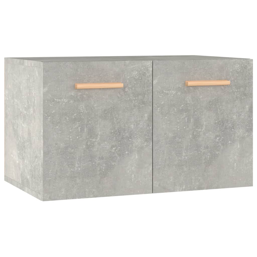 vægskab 60x36,5x35 cm konstrueret træ betongrå