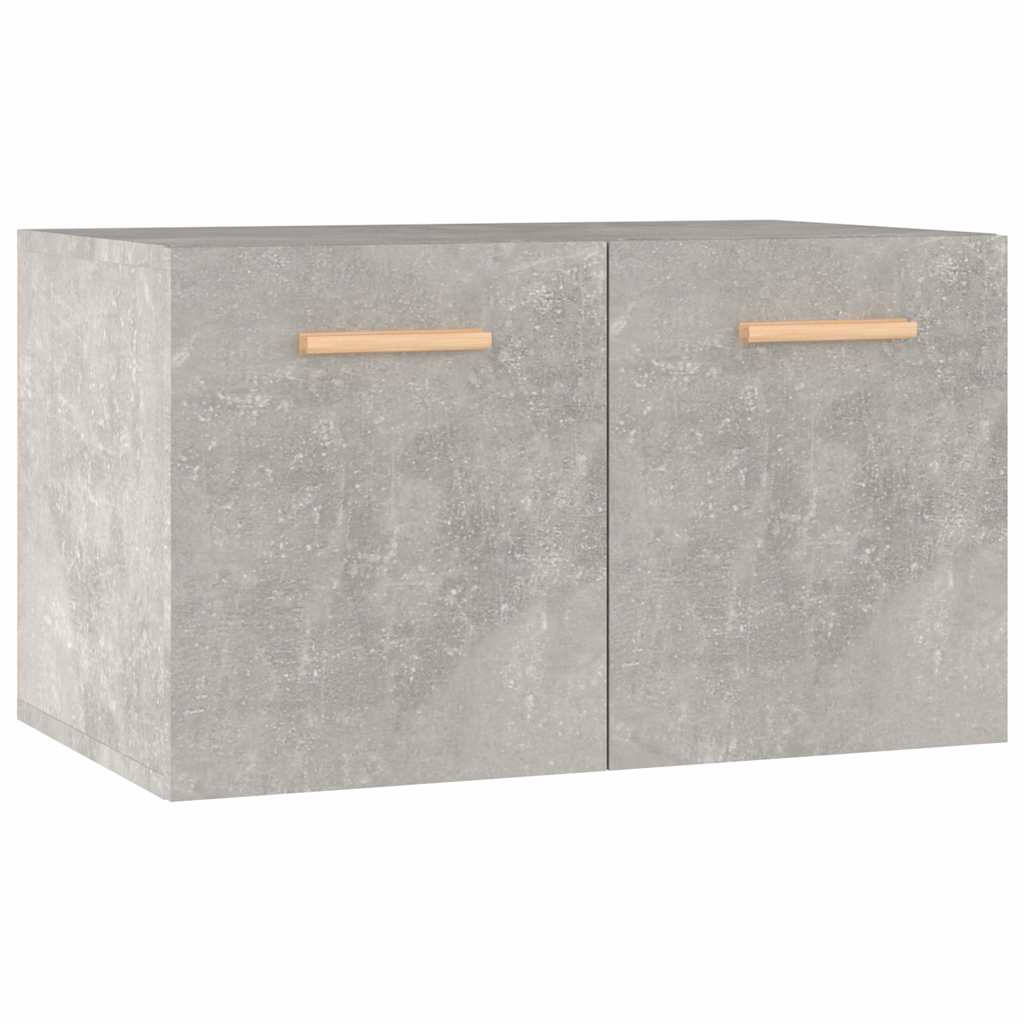 vægskab 60x36,5x35 cm konstrueret træ betongrå