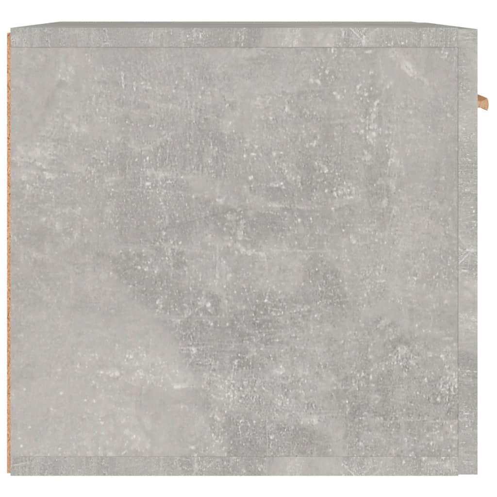 vægskab 60x36,5x35 cm konstrueret træ betongrå
