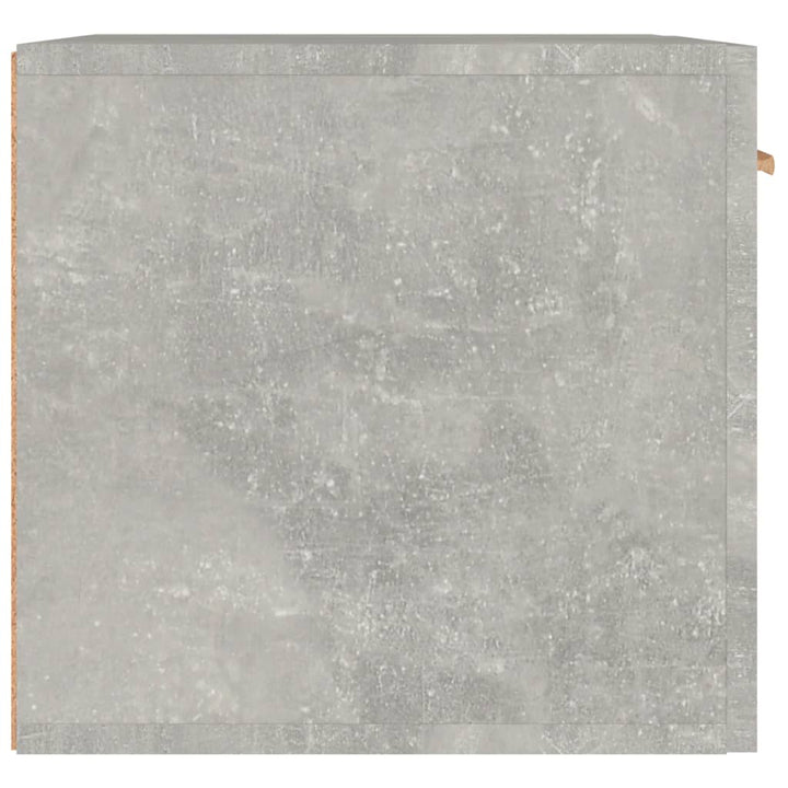 vægskab 60x36,5x35 cm konstrueret træ betongrå