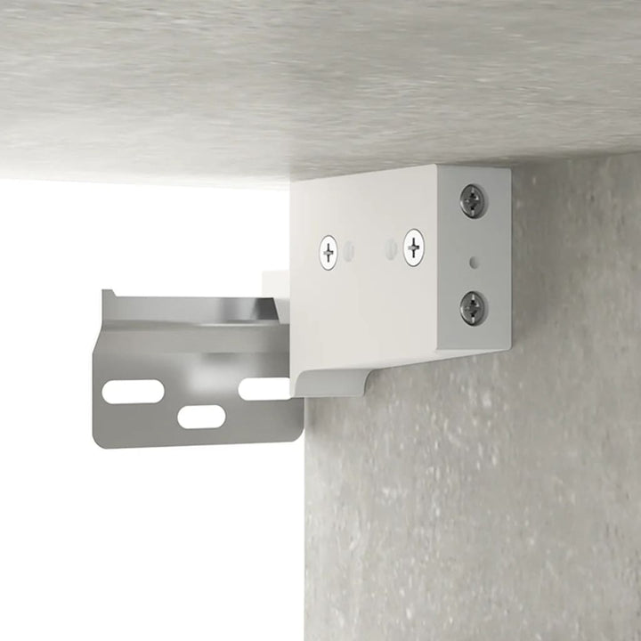 vægskab 60x36,5x35 cm konstrueret træ betongrå