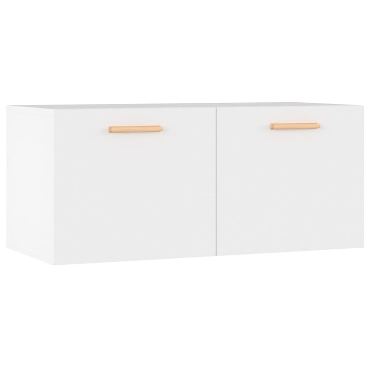 vægskab 80x35x36,5 cm konstrueret træ hvid