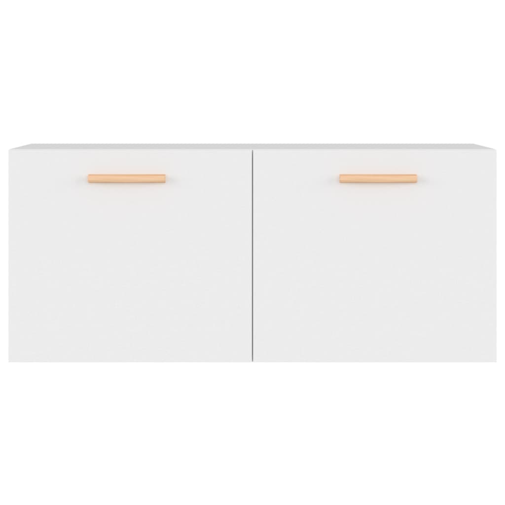 vægskab 80x35x36,5 cm konstrueret træ hvid