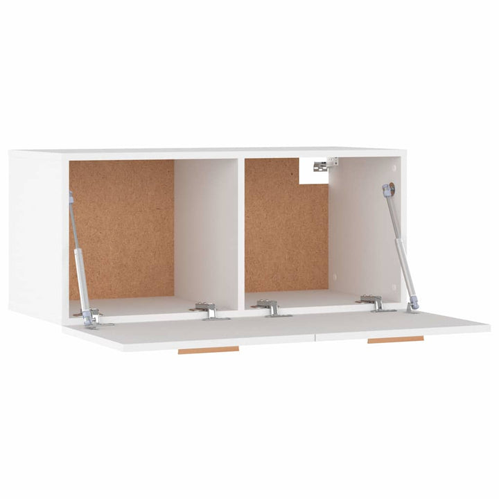 vægskab 80x35x36,5 cm konstrueret træ hvid