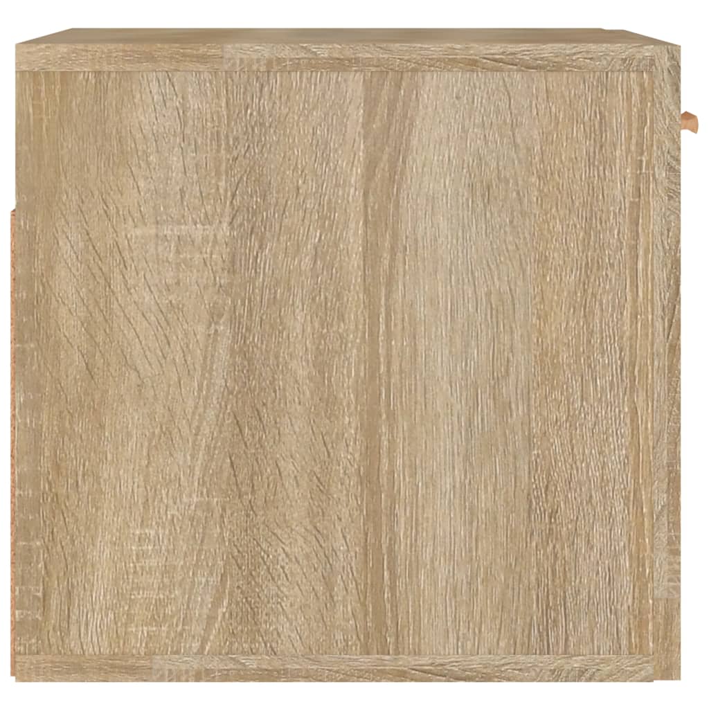 vægskab 80x35x36,5 cm konstrueret træ sonoma-eg