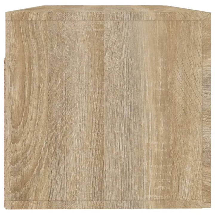 vægskab 100x36,5x35 cm konstrueret træ sonoma-eg