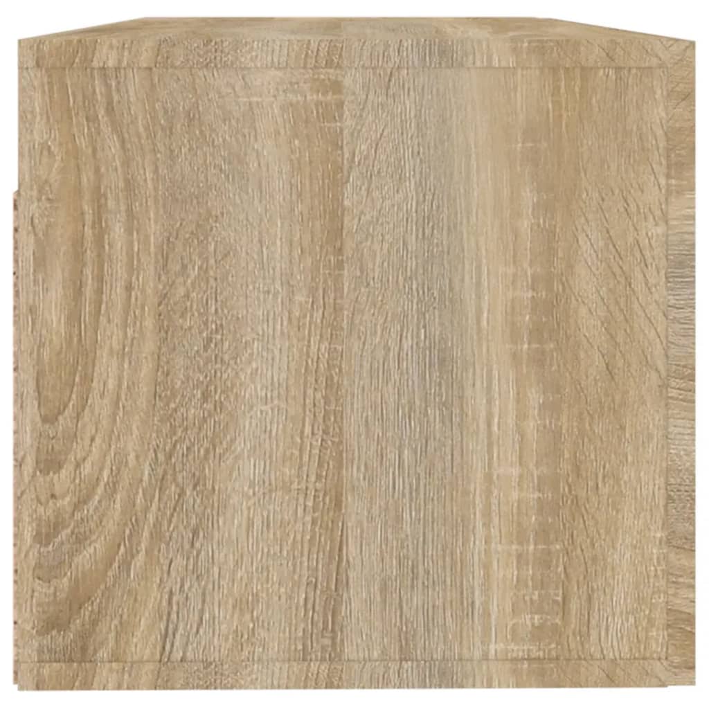 vægskab 100x36,5x35 cm konstrueret træ sonoma-eg