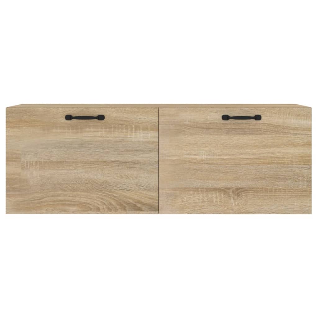 vægskab 100x36,5x35 cm konstrueret træ sonoma-eg