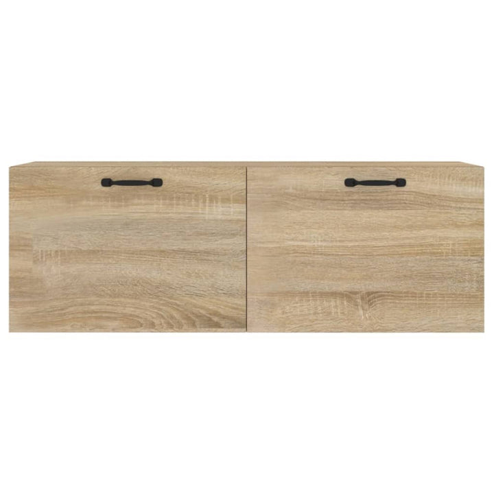 vægskab 100x36,5x35 cm konstrueret træ sonoma-eg