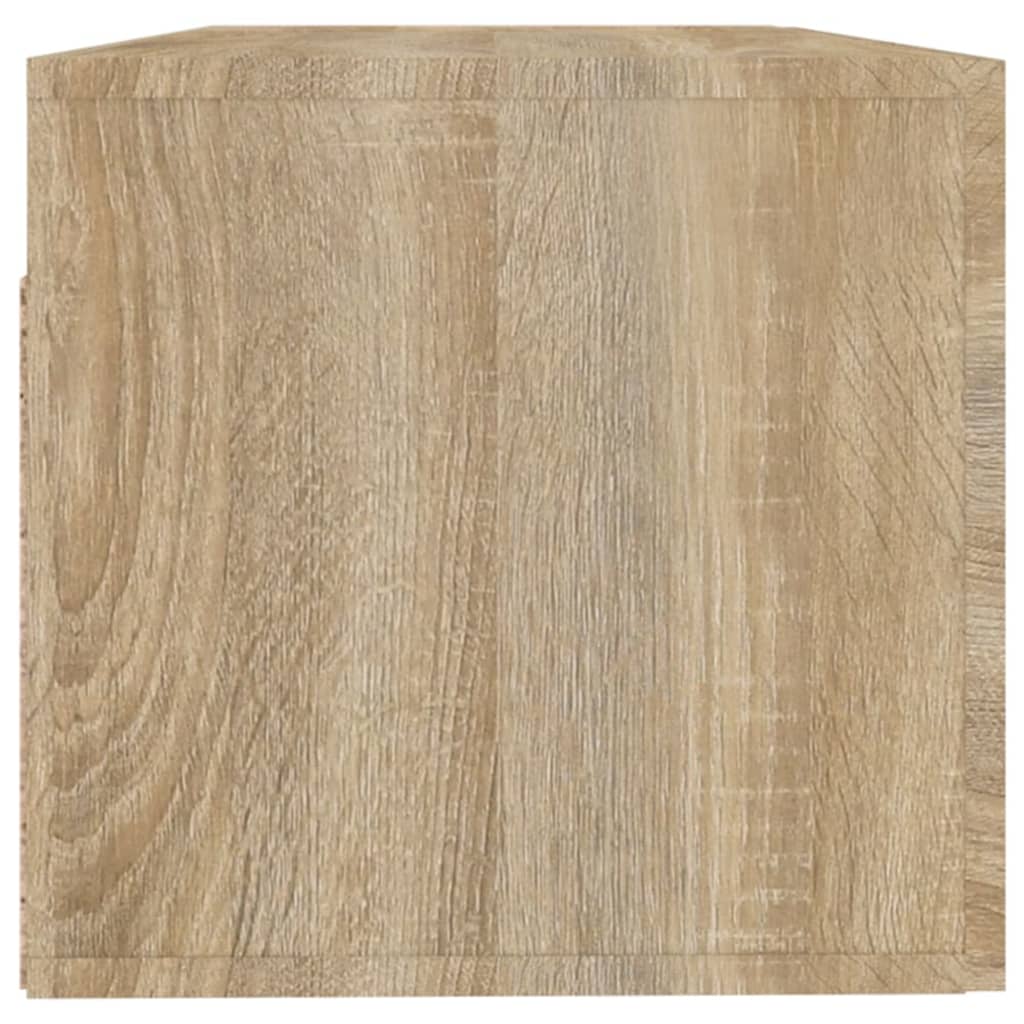 vægskab 100x36,5x35 cm konstrueret træ sonoma-eg