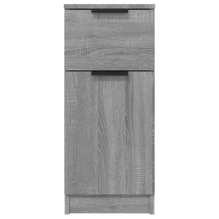 skænk 30x30x70 cm konstrueret træ grå sonoma-eg