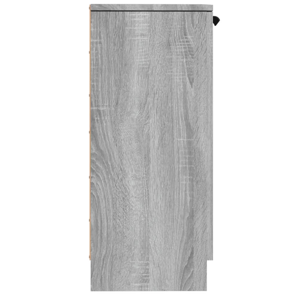 skænk 30x30x70 cm konstrueret træ grå sonoma-eg