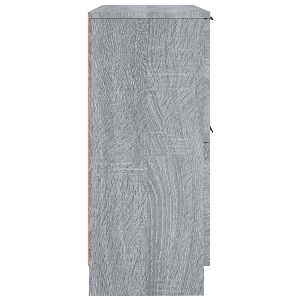 skænk 30x30x70 cm konstrueret træ grå sonoma-eg