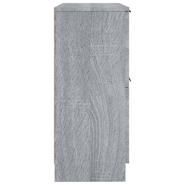 skænk 30x30x70 cm konstrueret træ grå sonoma-eg