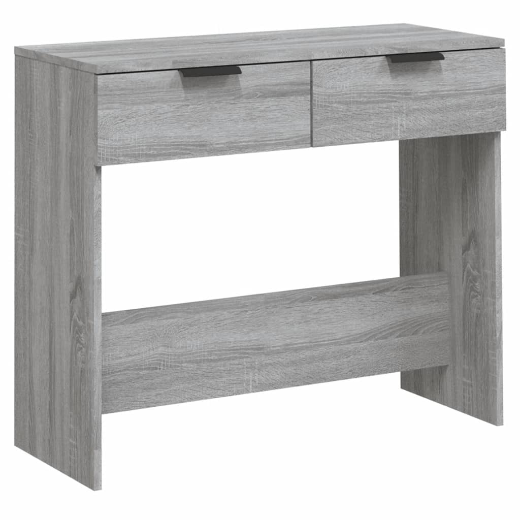 sofabord 90x36x75 cm konstrueret træ grå sonoma-eg
