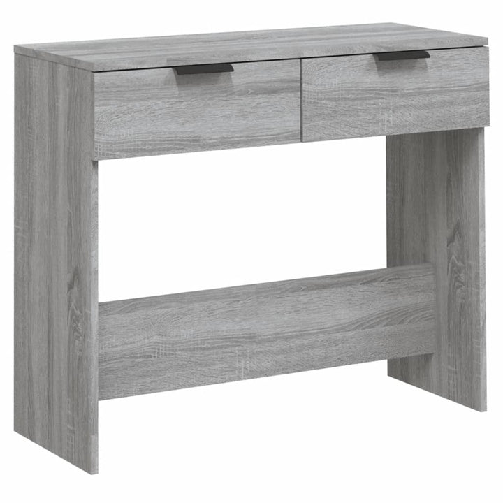 sofabord 90x36x75 cm konstrueret træ grå sonoma-eg