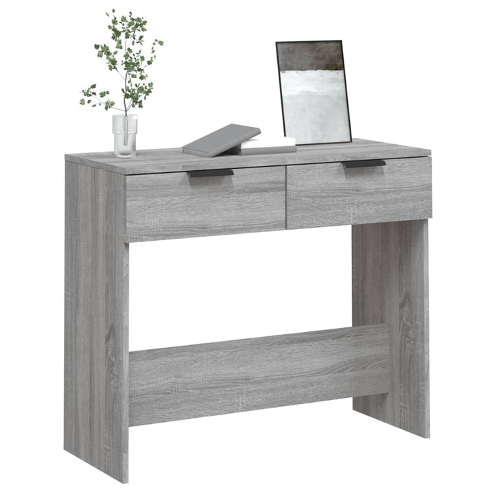 sofabord 90x36x75 cm konstrueret træ grå sonoma-eg