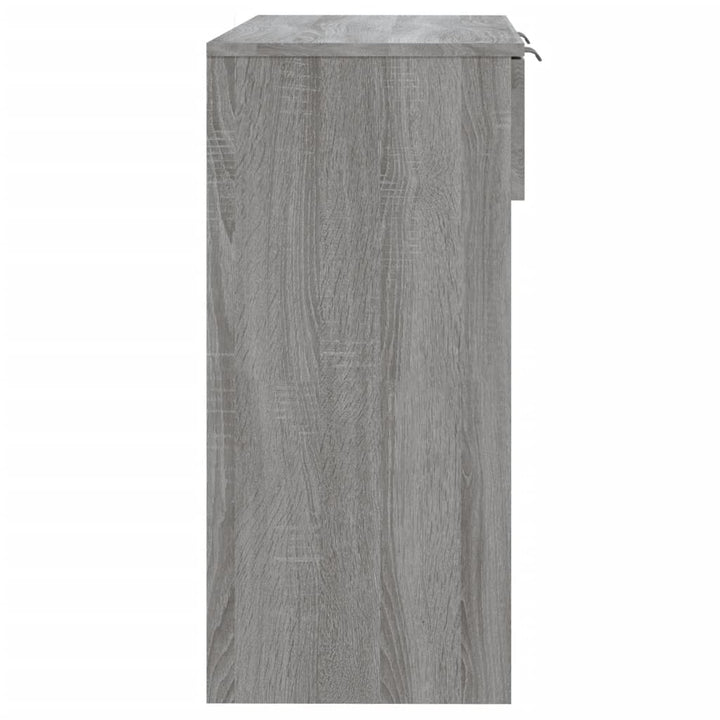 sofabord 90x36x75 cm konstrueret træ grå sonoma-eg