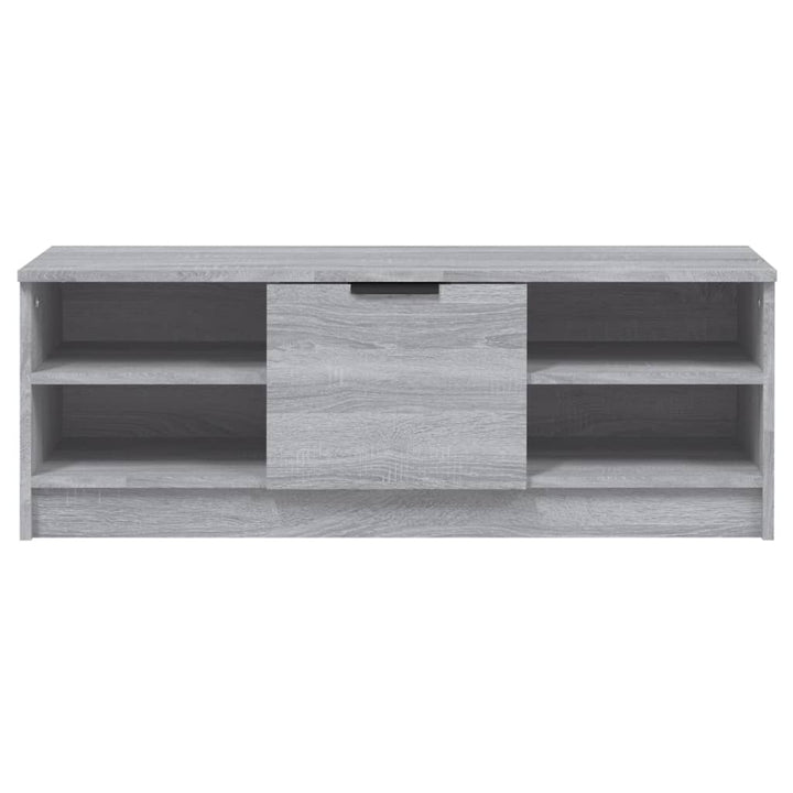 tv-bord 102x35,5x36,5 cm konstrueret træ grå sonoma-eg