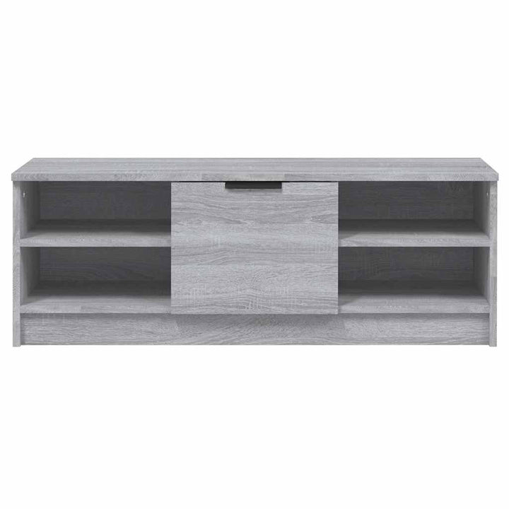 tv-bord 102x35,5x36,5 cm konstrueret træ grå sonoma-eg