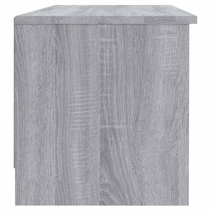 tv-bord 102x35,5x36,5 cm konstrueret træ grå sonoma-eg