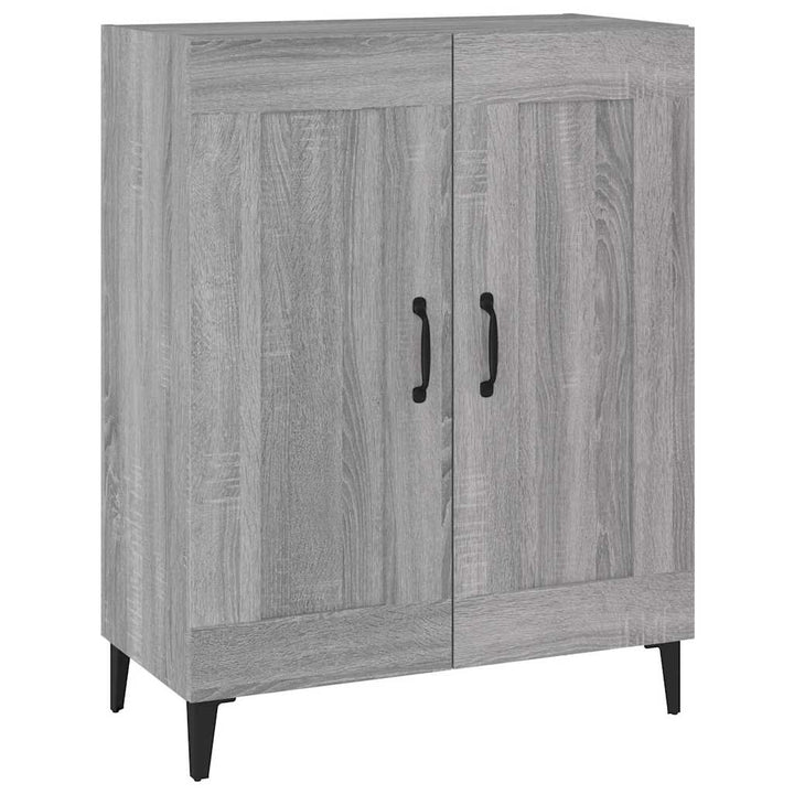 skænk 69,5x34x90 cm konstrueret træ grå sonoma-eg
