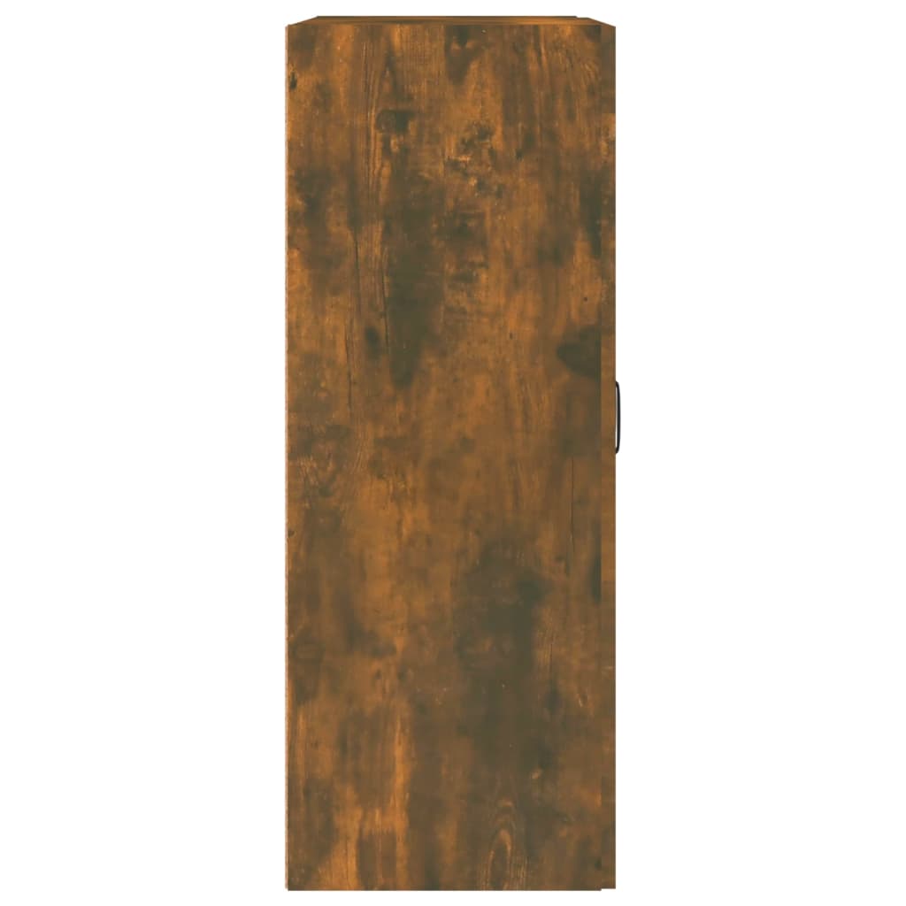 vægskab 69,5x32,5x90 cm røget egetræsfarve