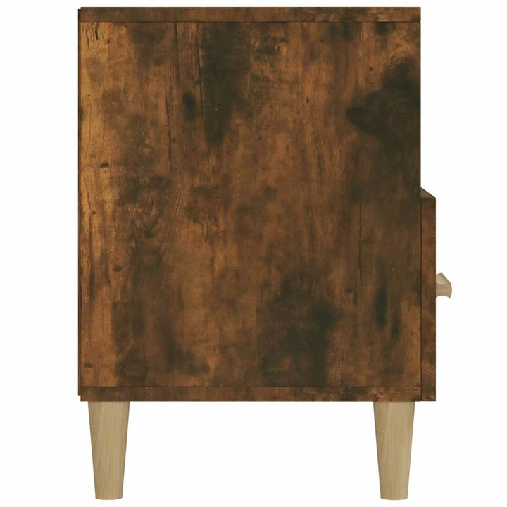 tv-bord 102x36x50 cm konstrueret træ røget egetræsfarve