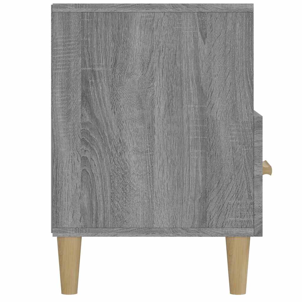 tv-bord 102x36x50 cm konstrueret træ grå sonoma-eg