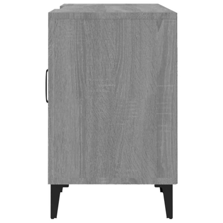 tv-bord 150x30x50 cm konstrueret træ grå sonoma-eg