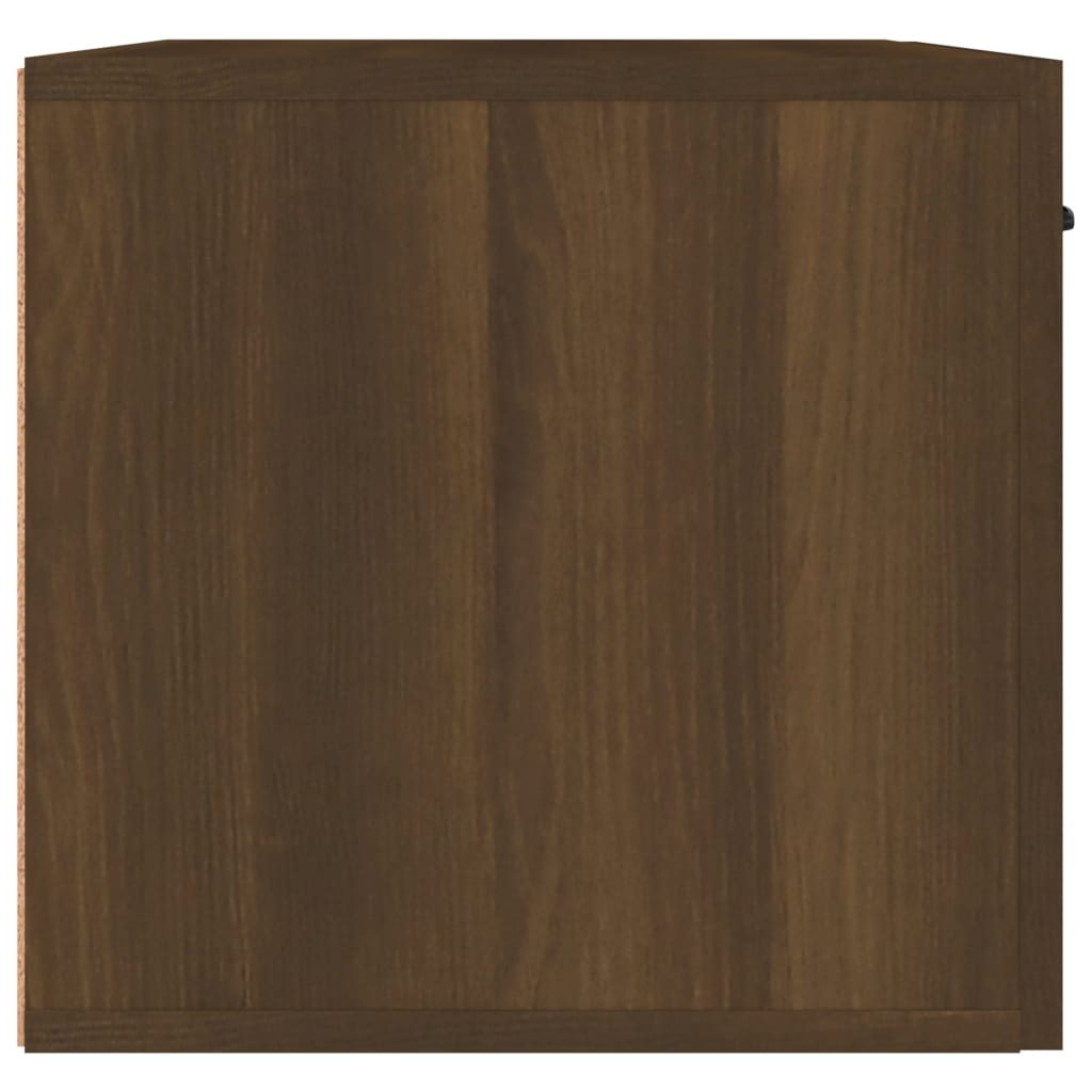 vægskab 60x36,5x35 cm konstrueret træ brun egetræsfarve