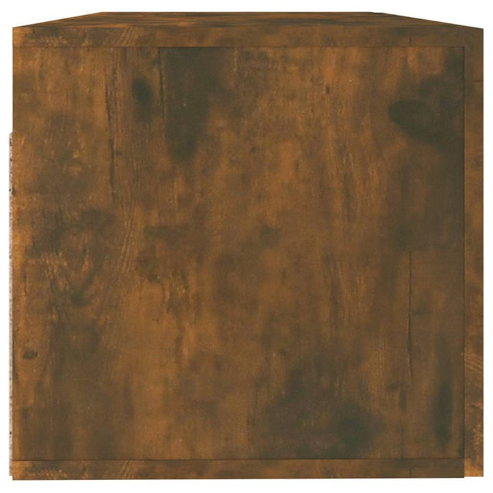 vægskab 100x36,5x35 cm konstrueret træ røget sonoma-eg