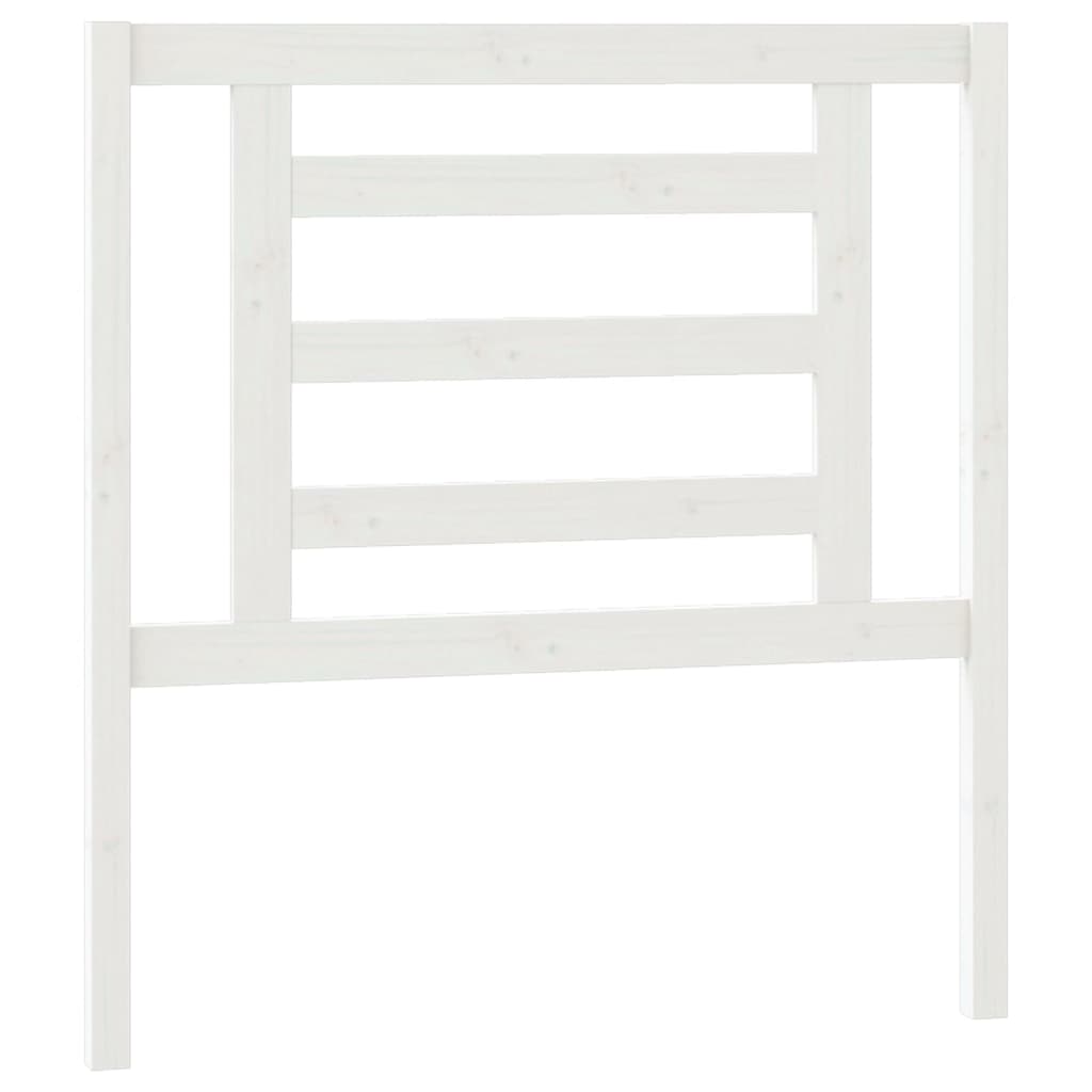 daybed med udtræk 2x(90x190) cm massivt fyrretræ hvid