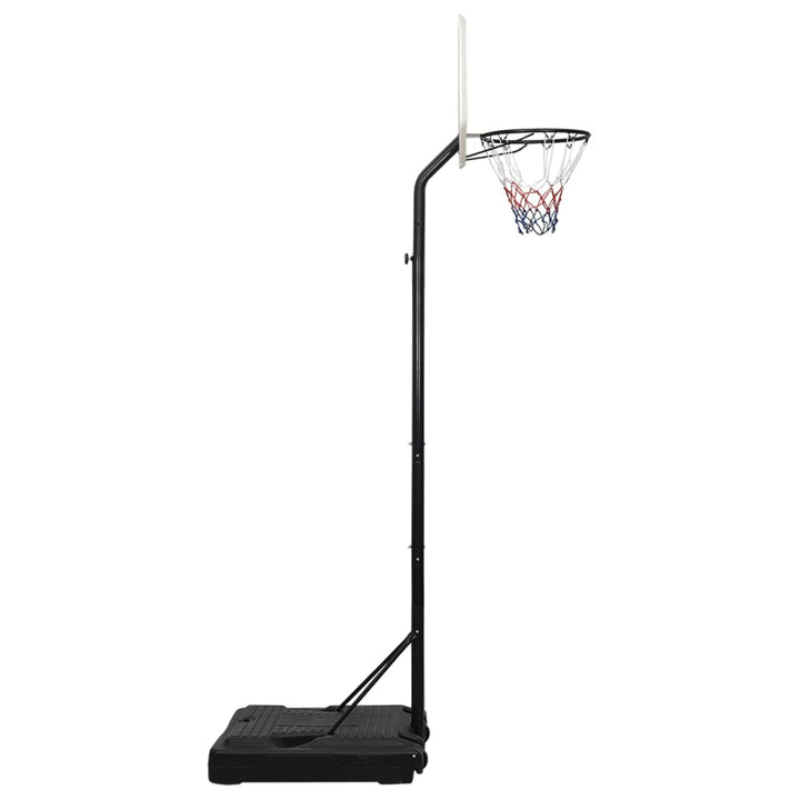 basketballstativ 282-352 cm polyethylen hvid