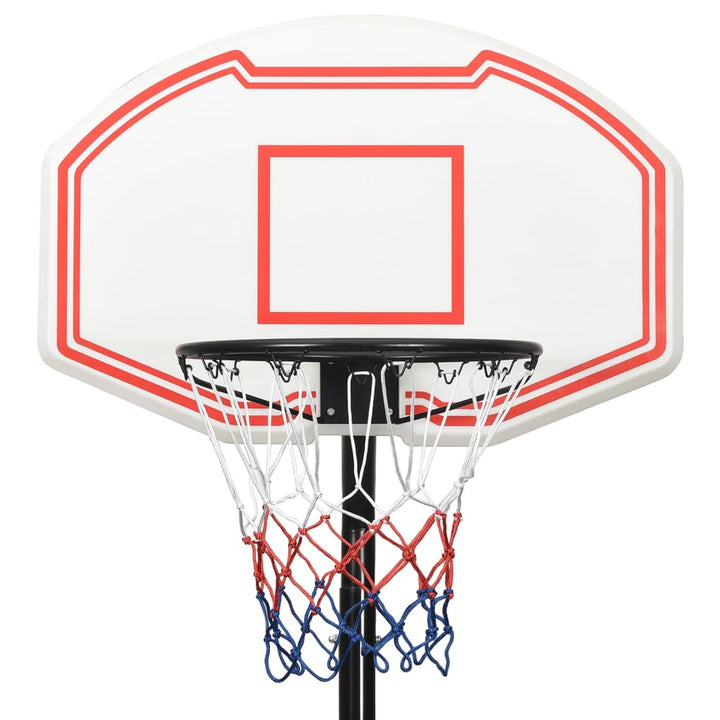 basketballstativ 282-352 cm polyethylen hvid