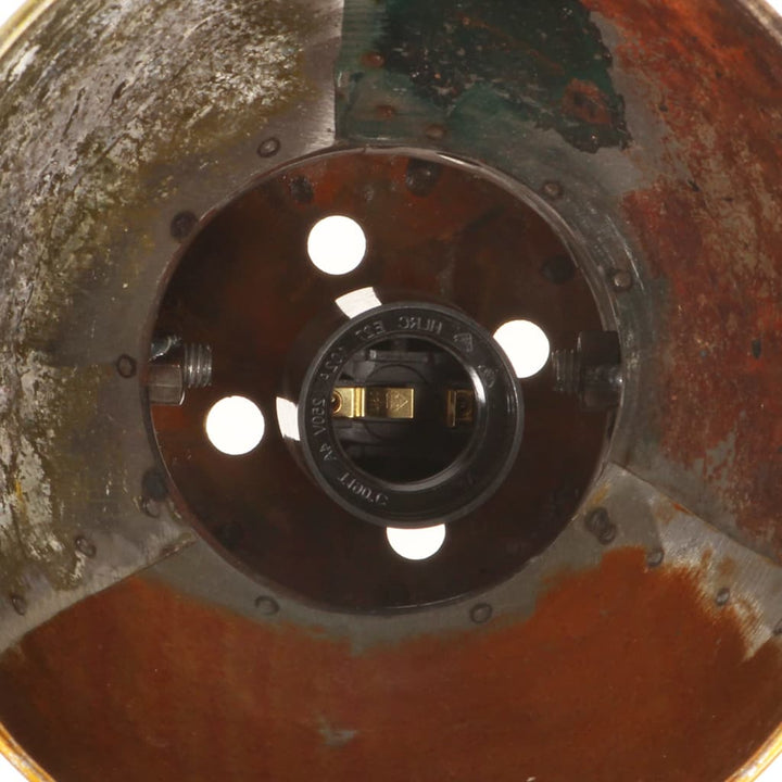 væg-/loftlamper 2 stk. 17x24 cm E27 genbrugsmaterialer