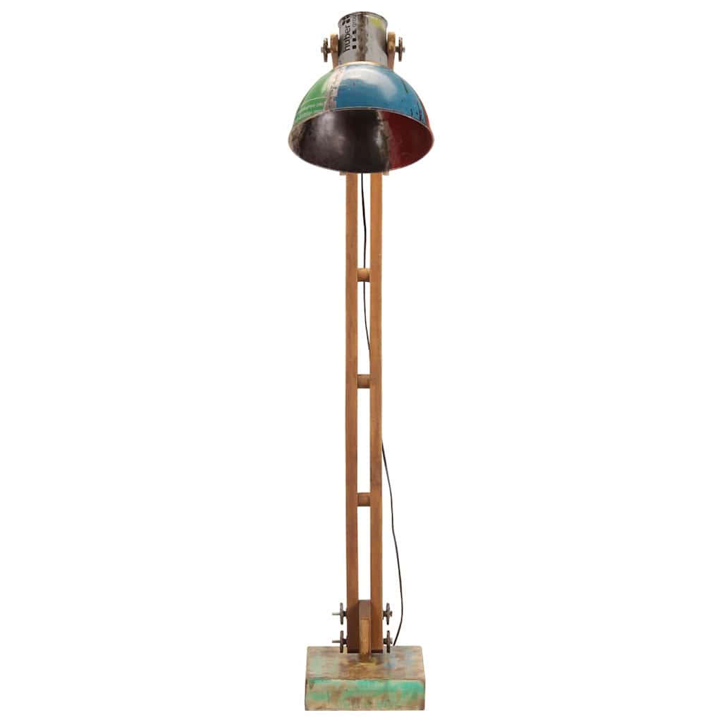 gulvlampe E27 flerfarvet
