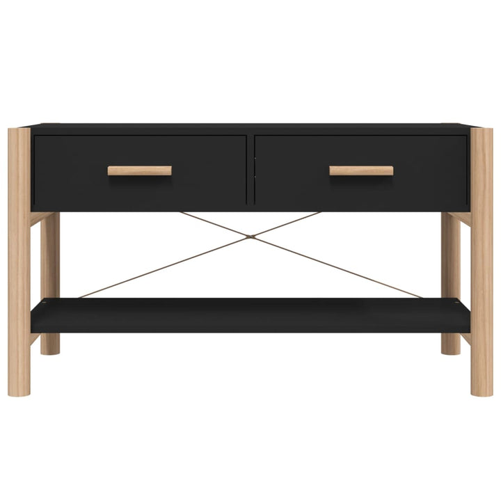 tv-bord 82x38x45 cm konstrueret træ sort