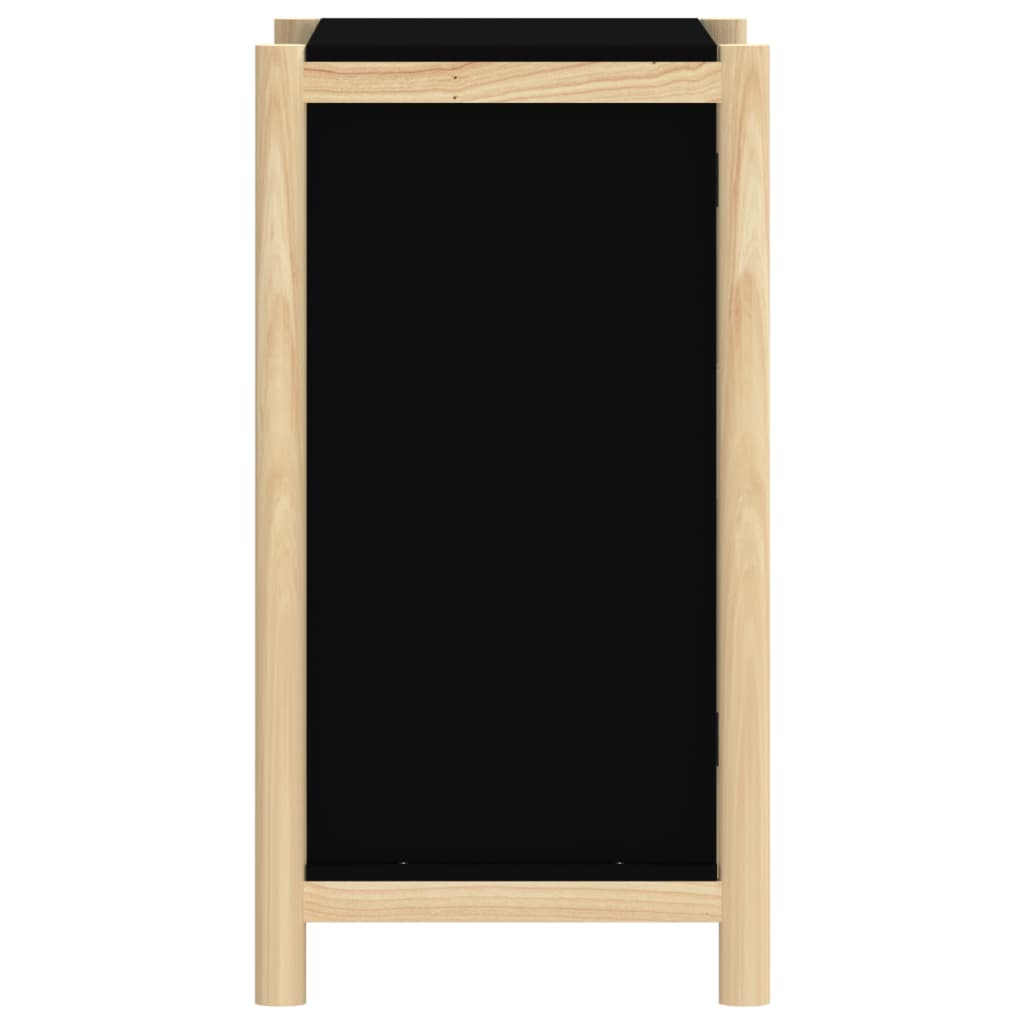 skænk 62x38x70 cm konstrueret træ sort