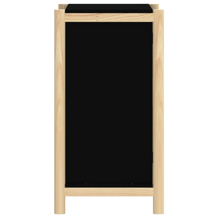 skænk 62x38x70 cm konstrueret træ sort