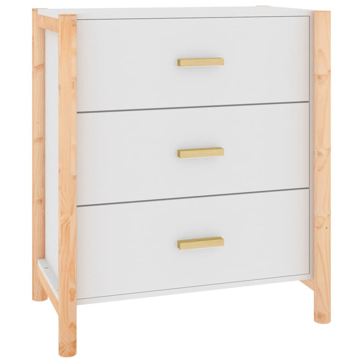 skænk 62x38x70 cm konstrueret træ hvid